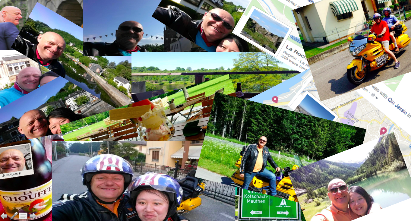 tour europe on a Honda goldwing